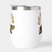 Colorful Cumberland Slider Turtle Monogram (Rechts)