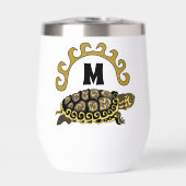 Colorful Cumberland Slider Turtle Monogram (Voorkant)