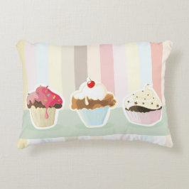 colorful cupcake decoratief kussen