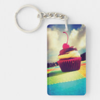Colorful Cupcake met Cherry op top