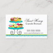 Colorful Cupcakes Baker Visitekaartje (Voorkant)