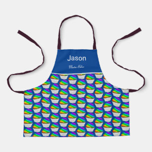 Colorful Cupcakes Kinder Apron Schort