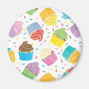 Colorful Cupcakes Magneet