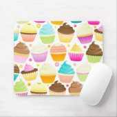 Colorful Cupcakes (wit) Muismat (Met muis)
