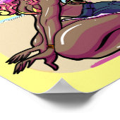 Colorful Curly Hair Poster (Hoek)