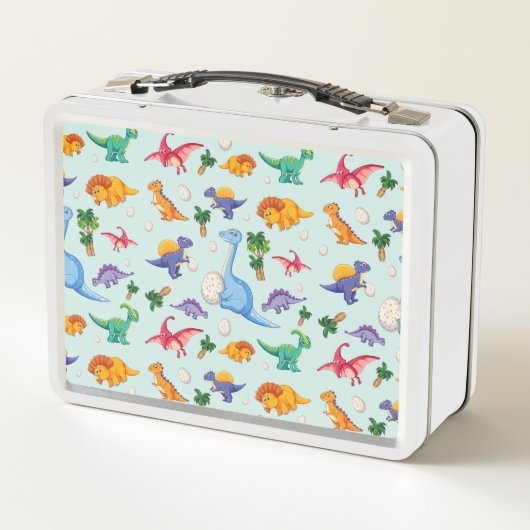 Colorful Cute Dinosaur Pattern (Achterkant)