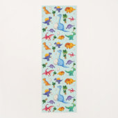 Colorful Cute Dinosaur Pattern Yogamat (Voorkant)