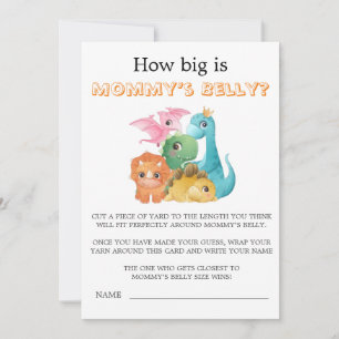 Colorful Cute Dinosaurs Hoe groot is de Belly van 