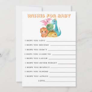 Colorful Cute Dinosaurussen Vermaakt Baby shower K