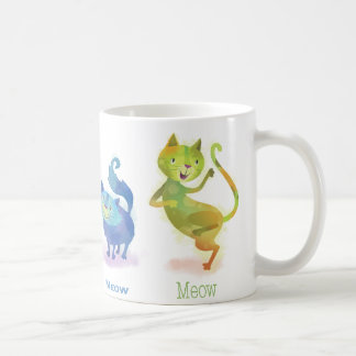 Colorful Cute Happy Cats Mok