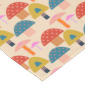 Colorful cute mushrooms  tafelkleed (Gekanteld)