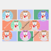 Colorful Cute Winter Inpakpapier Vel (Voorkant)