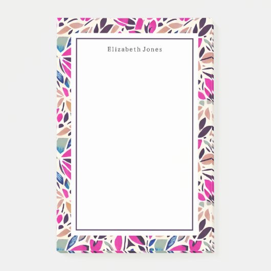 Colorful Cutouts Floral Post-it® Notes (Voorkant)