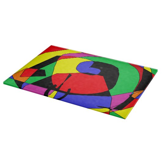 Colorful Cutting Board Multicolor Snijplank (Hoek)