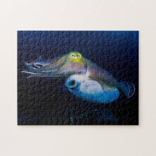 Colorful Cuttlefish Jigzaag Puzzle Legpuzzel