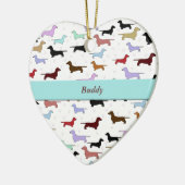 Colorful Dachshund Ornament (Links)