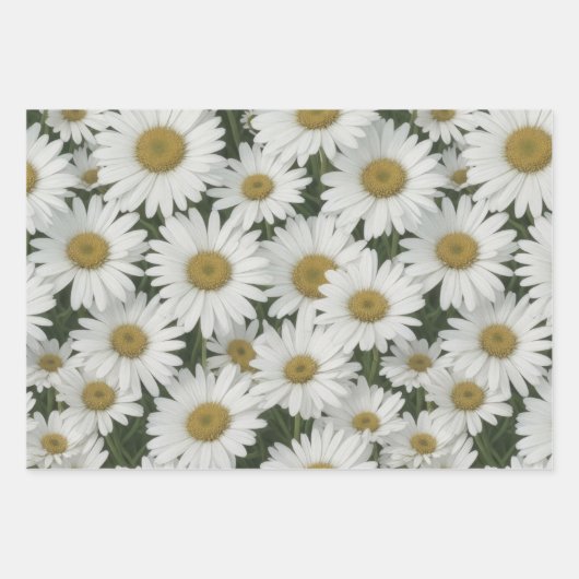 Colorful Daisies Inpakpapier Vel (Voorkant 2)
