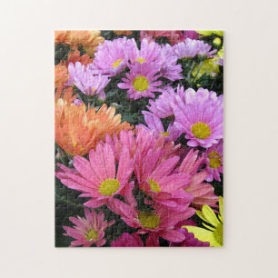 Colorful Daisies Legpuzzel
