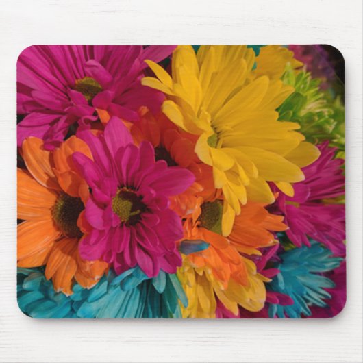 Colorful Daisies Muismat (Voorkant)