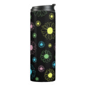 Colorful Daisies Thermosbeker (Gedraaid links)