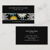 Colorful Daisies Visitekaartje (Voorkant / Achterkant)