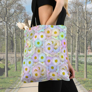 Colorful daisy bouquet - pastel draagtas