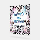 Colorful Dalmatian Puppy Birthday Party  (Angle)