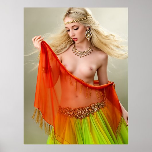 Colorful Dance Artwork Poster (Voorkant)