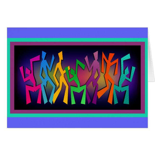 Colorful Dancers Art (Voorkant Horizontaal)