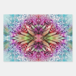 Colorful Dandelion Inpakpapier Vel