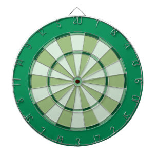 Colorful Dart Board in Green Dartbord