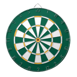 Colorful Dart Board in Groene Bay-kleuren Dartbord