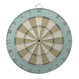 Colorful Dart Board in Muted Neutrals Dartbord