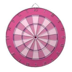 Colorful Dart Board in roze Dartbord