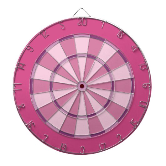 Colorful Dart Board in roze Dartbord (Voorkant)