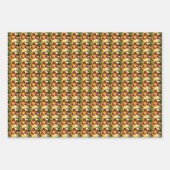 Colorful Daylilies Floral Pattern Inpakpapier Vel (Voorkant 2)