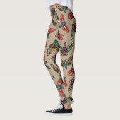 Colorful Death Moths Leggings (Links)