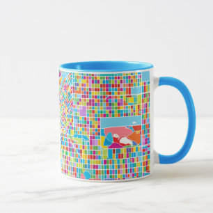 Colorful Denver Map Mok