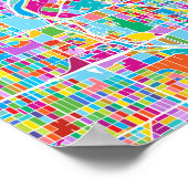 Colorful Denver Map Poster (Hoek)