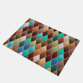 Colorful Diamond Pattern Deurmat (Schuin)