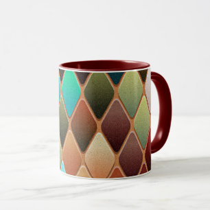 Colorful Diamond Pattern Mok