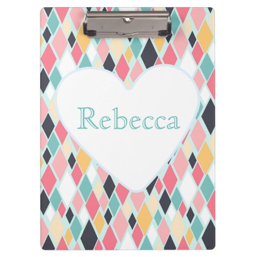 Colorful Diamonds Klembord (Voorkant)