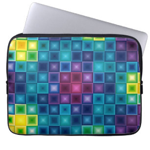 Colorful Diamonds-patroon Laptop Sleeve