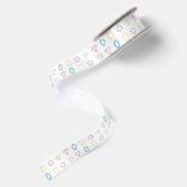 Colorful Diamonds Pattern Ribbon Lint (Achterkant)