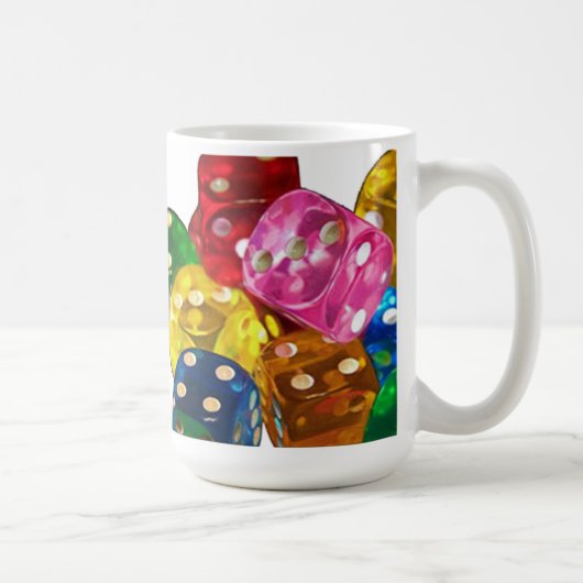 Colorful Dice-Mok Koffiemok (Rechts)