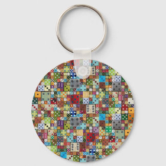 Colorful Dice Sleutelhanger