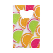 Colorful Different Jelly Snoep Kredietkaart Flessenopener (Achterkant)