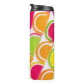 Colorful Different Jelly Snoep Thermosbeker (Geroteerd rechts)