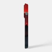 Colorful Digital Sunset Glitch iPhone Hoesje (Linkerkant)