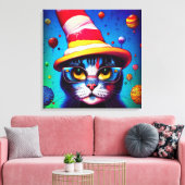 Colorful Digital Wall Canvas Art (Insitu (Woonkamer))